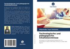 Buchcover von Technologische und pädagogische Inhaltskenntnisse