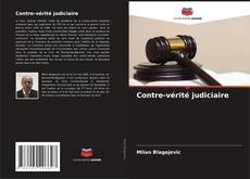 Contre-vérité judiciaire kitap kapağı