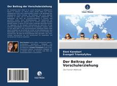 Couverture de Der Beitrag der Vorschulerziehung
