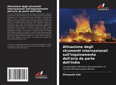 Portada del libro de Attuazione degli strumenti internazionali sull'inquinamento dell'aria da parte dell'India