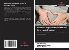 Couverture de Behavior of periodontal disease in pregnant women