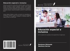 Educación especial e inclusiva的封面