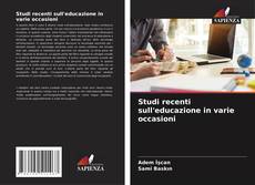 Buchcover von Studi recenti sull'educazione in varie occasioni