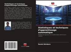Bookcover of Statistiques et techniques d'apprentissage automatique
