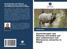 Copertina di Auswirkungen von Mikania micrantha auf den Lebensraum von Rhinoceros unicornis in Nepal