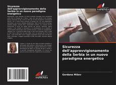 Buchcover von Sicurezza dell'approvvigionamento della Serbia in un nuovo paradigma energetico