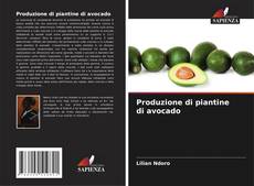 Produzione di piantine di avocado kitap kapağı