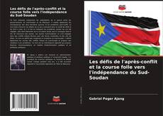 Portada del libro de Les défis de l'après-conflit et la course folle vers l'indépendance du Sud-Soudan