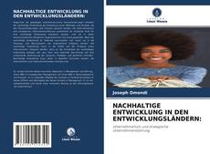 Buchcover von NACHHALTIGE ENTWICKLUNG IN DEN ENTWICKLUNGSLÄNDERN: