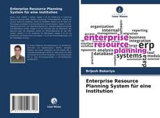 Enterprise Resource Planning System für eine Institution kitap kapağı