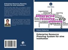 Capa do livro de Enterprise Resource Planning System für eine Institution 