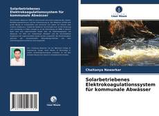 Capa do livro de Solarbetriebenes Elektrokoagulationssystem für kommunale Abwässer 
