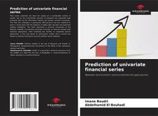 Capa do livro de Prediction of univariate financial series 
