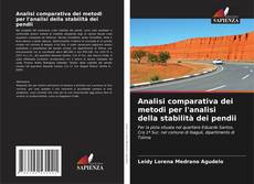 Buchcover von Analisi comparativa dei metodi per l'analisi della stabilità dei pendii