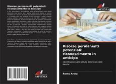 Risorse permanenti potenziali: riconoscimento in anticipo kitap kapağı