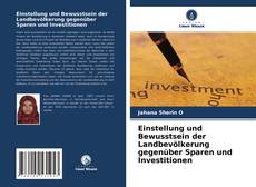 Обложка Einstellung und Bewusstsein der Landbevölkerung gegenüber Sparen und Investitionen