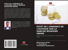 Buchcover von EFFET DE L'ANNONCE DE L'ÉCOTAXE SUR LE MARCHÉ BOURSIER INDIEN