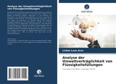 Buchcover von Analyse der Umweltverträglichkeit von Flüssigkeitsfüllungen