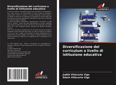 Buchcover von Diversificazione del curriculum a livello di istituzione educativa
