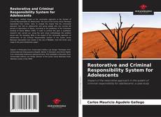 Capa do livro de Restorative and Criminal Responsibility System for Adolescents 