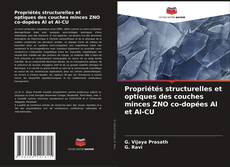 Couverture de Propriétés structurelles et optiques des couches minces ZNO co-dopées Al et Al-CU