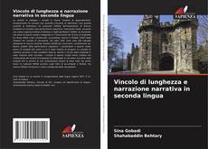 Buchcover von Vincolo di lunghezza e narrazione narrativa in seconda lingua