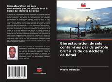Bookcover of Biorestauration de sols contaminés par du pétrole brut à l'aide de déchets de bétail