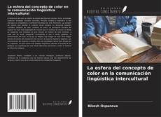 Capa do livro de La esfera del concepto de color en la comunicación lingüística intercultural 