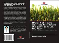 Обложка Effet de N et Si sur la croissance, le rendement et la qualité du riz var. MTU-7029