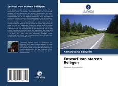 Capa do livro de Entwurf von starren Belägen 