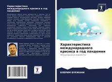 Capa do livro de Характеристика международного кризиса в год пандемии 
