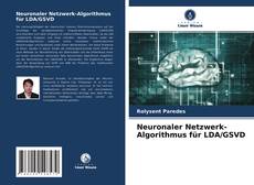 Capa do livro de Neuronaler Netzwerk-Algorithmus für LDA/GSVD 