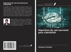 Algoritmo de red neuronal para LDA/GSVD kitap kapağı