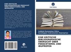 Bookcover of EINE KRITISCHE BIBLIOGRAPHISCHE ÜBERSICHT ÜBER PARACETAMOL UND IBUPROFEN