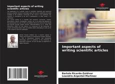 Capa do livro de Important aspects of writing scientific articles 