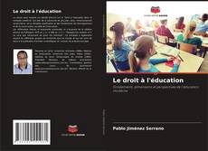 Buchcover von Le droit à l'éducation