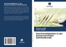 Buchcover von Geschwindigkeiten in der konservierenden Zahnheilkunde
