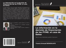 Couverture de La información en la decisión de financiación de las PYME: el caso de Daloa