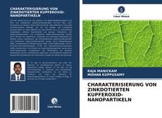 Buchcover von CHARAKTERISIERUNG VON ZINKDOTIERTEN KUPFEROXID-NANOPARTIKELN