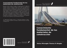 Buchcover von Conocimiento fundamental de los materiales de construcción