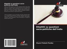 Dibattiti su questioni socio-politiche dell'India kitap kapağı