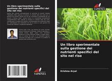 Bookcover of Un libro sperimentale sulla gestione dei nutrienti specifici del sito nel riso