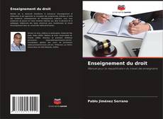 Bookcover of Enseignement du droit