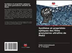 Copertina di Synthèse et propriétés optiques des films granulaires ultrafins de MoS2