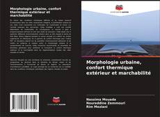 Buchcover von Morphologie urbaine, confort thermique extérieur et marchabilité