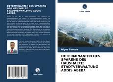 Bookcover of DETERMINANTEN DES SPARENS DER HAUSHALTE: STADTVERWALTUNG ADDIS ABEBA