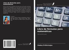 Capa do livro de Libro de fórmulas para matemáticas 