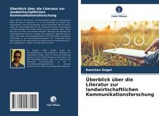 Überblick über die Literatur zur landwirtschaftlichen Kommunikationsforschung kitap kapağı