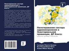 Buchcover von Пилотирование сектора здравоохранения в Экваториальной провинции, ДР Конго: