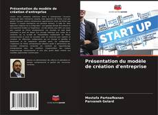 Capa do livro de Présentation du modèle de création d'entreprise 
